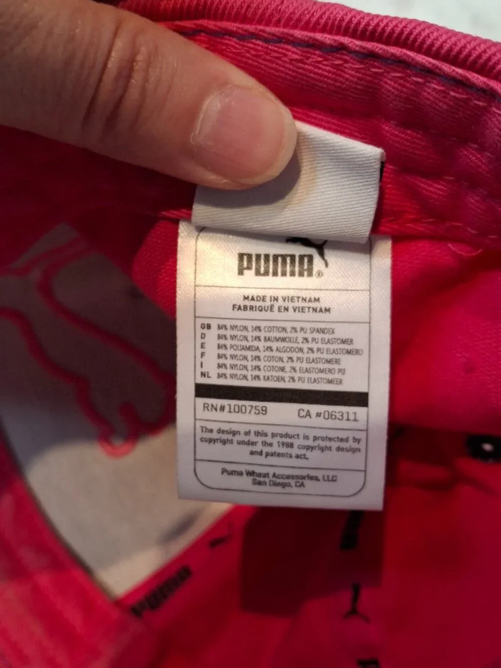 Puma Youth Girls Baseball Cap Sz O/S Sequins Sporty Athleisure Preppy NWT